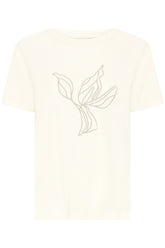 Fransa FRARIELLA TEE 1, WHISPER WHITE PUFF