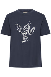 Fransa FRARIELLA TEE 1, NIGHT PUFF
