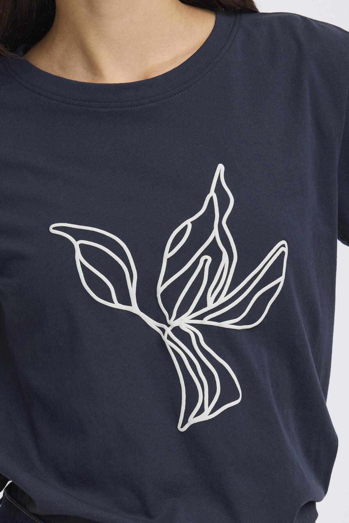 Fransa FRARIELLA TEE 1, NIGHT PUFF