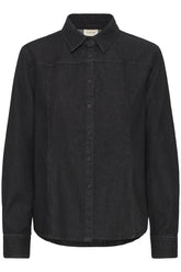 Fransa FRCHI SHIRT 1, BLACK DENIM