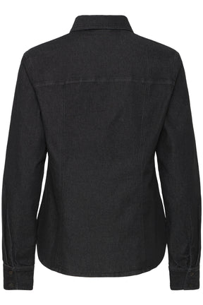 Fransa FRCHI SHIRT 1, BLACK DENIM