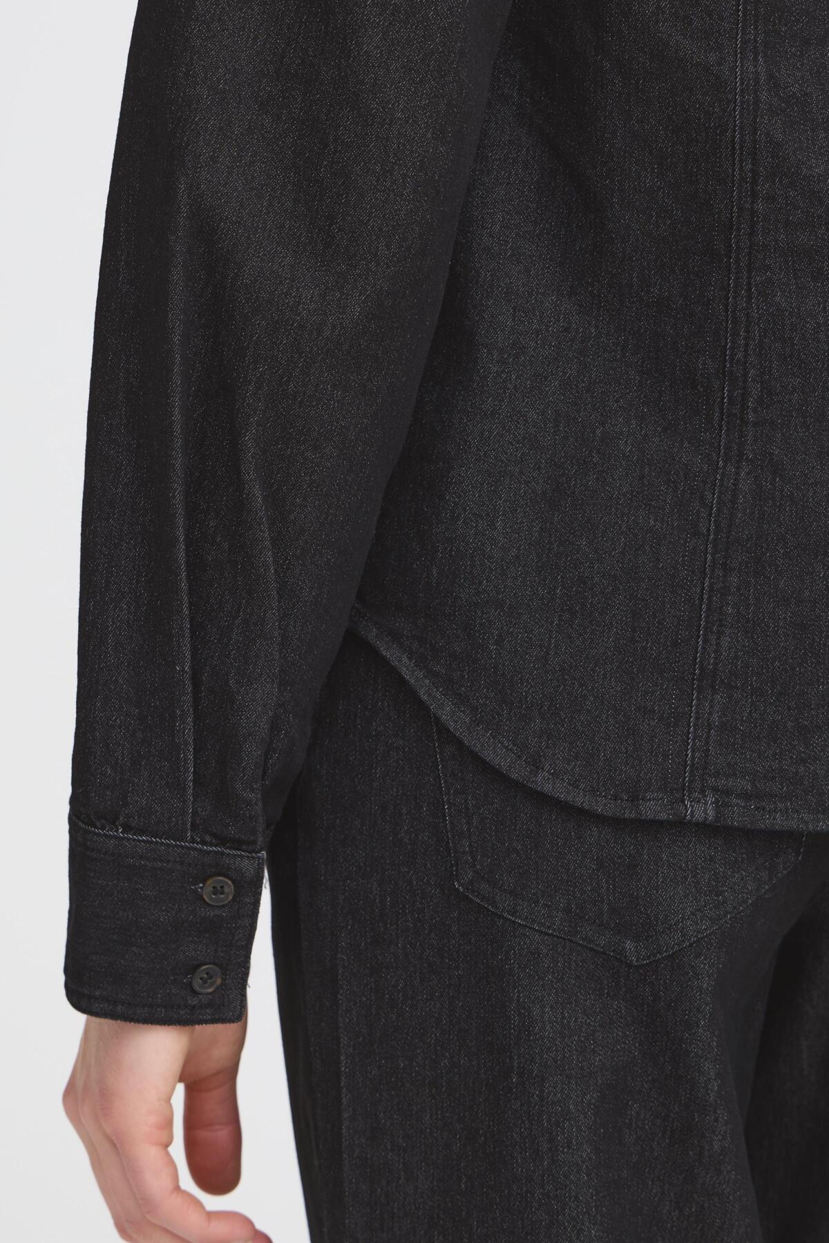 Fransa FRCHI SHIRT 1, BLACK DENIM
