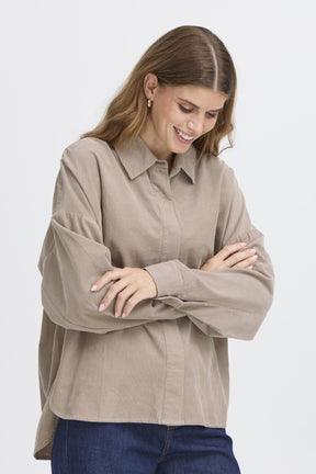 Fransa FRCORY SHIRT 3, MOON ROCK