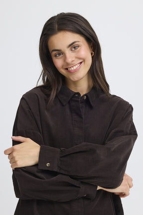 Fransa FRCORY SHIRT 3, CHOCOLATE TORTE