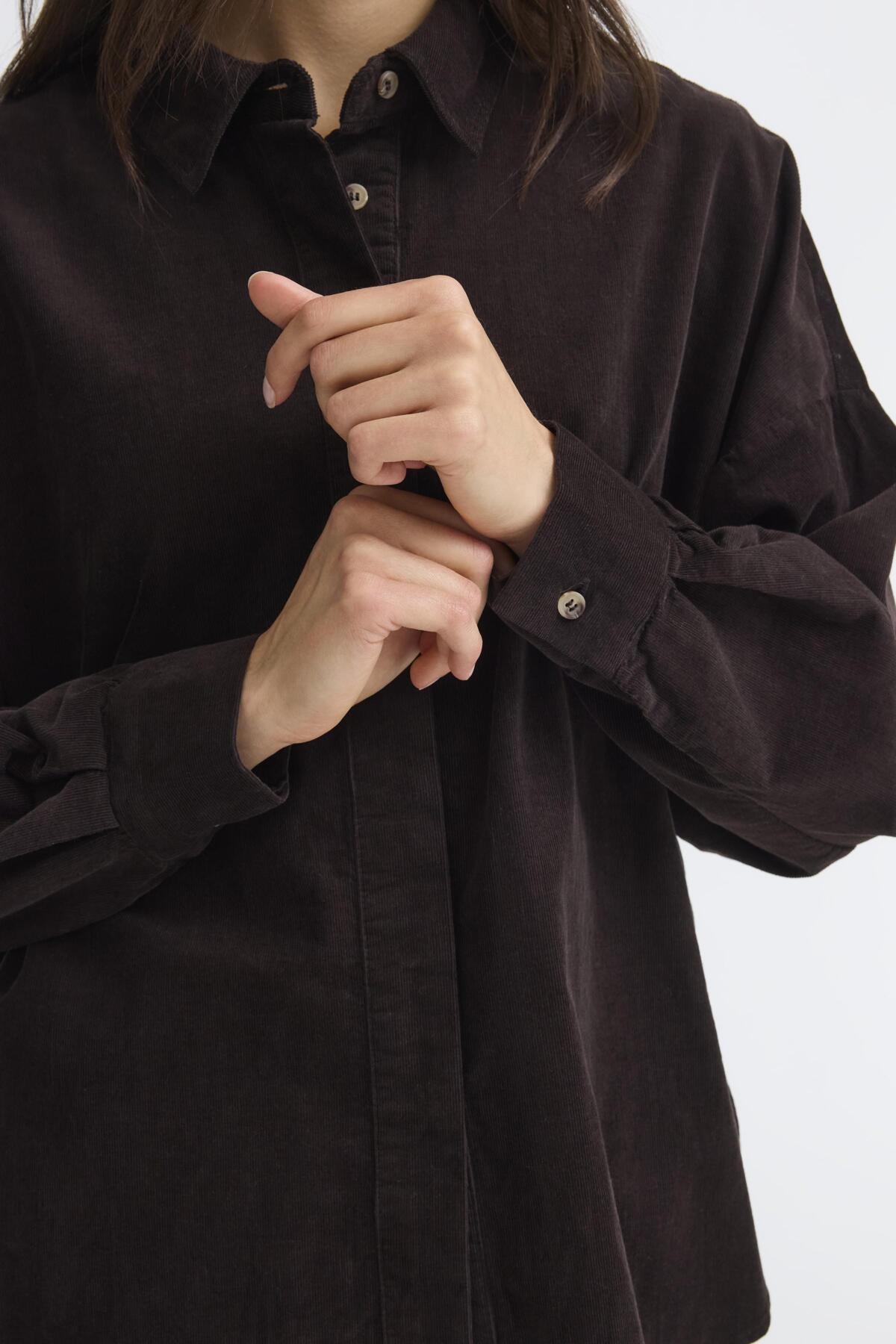 Fransa FRCORY SHIRT 3, CHOCOLATE TORTE