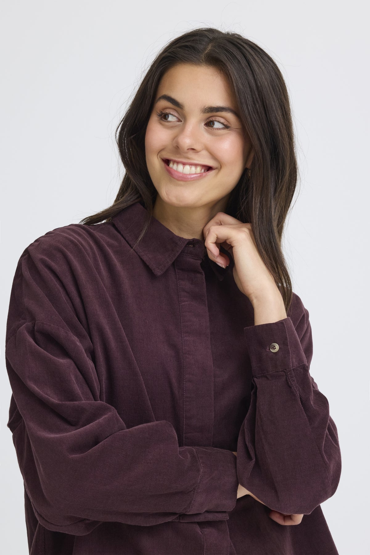 Fransa FRCORY SHIRT 3, FUDGE