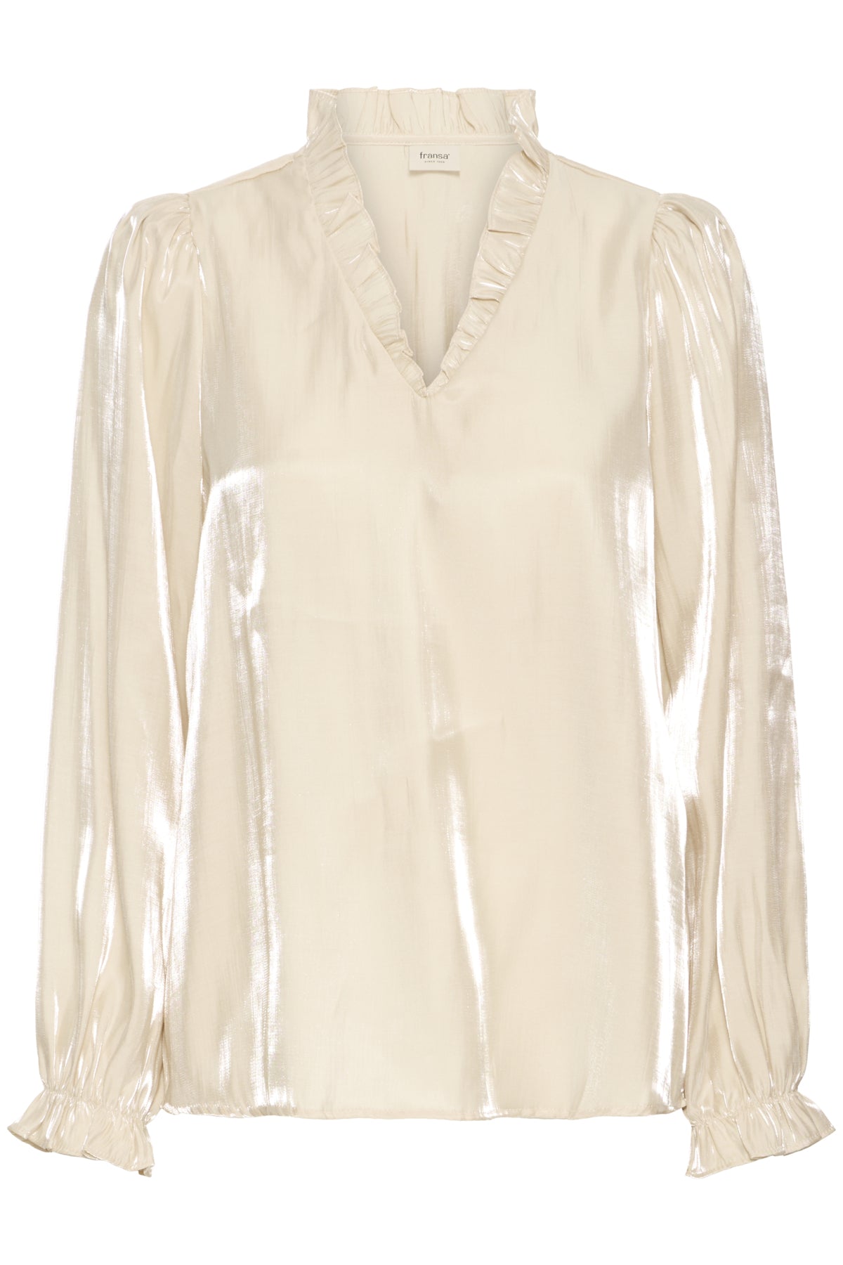 Fransa FRYOLANDA BLOUSE 3, Oyster Gray