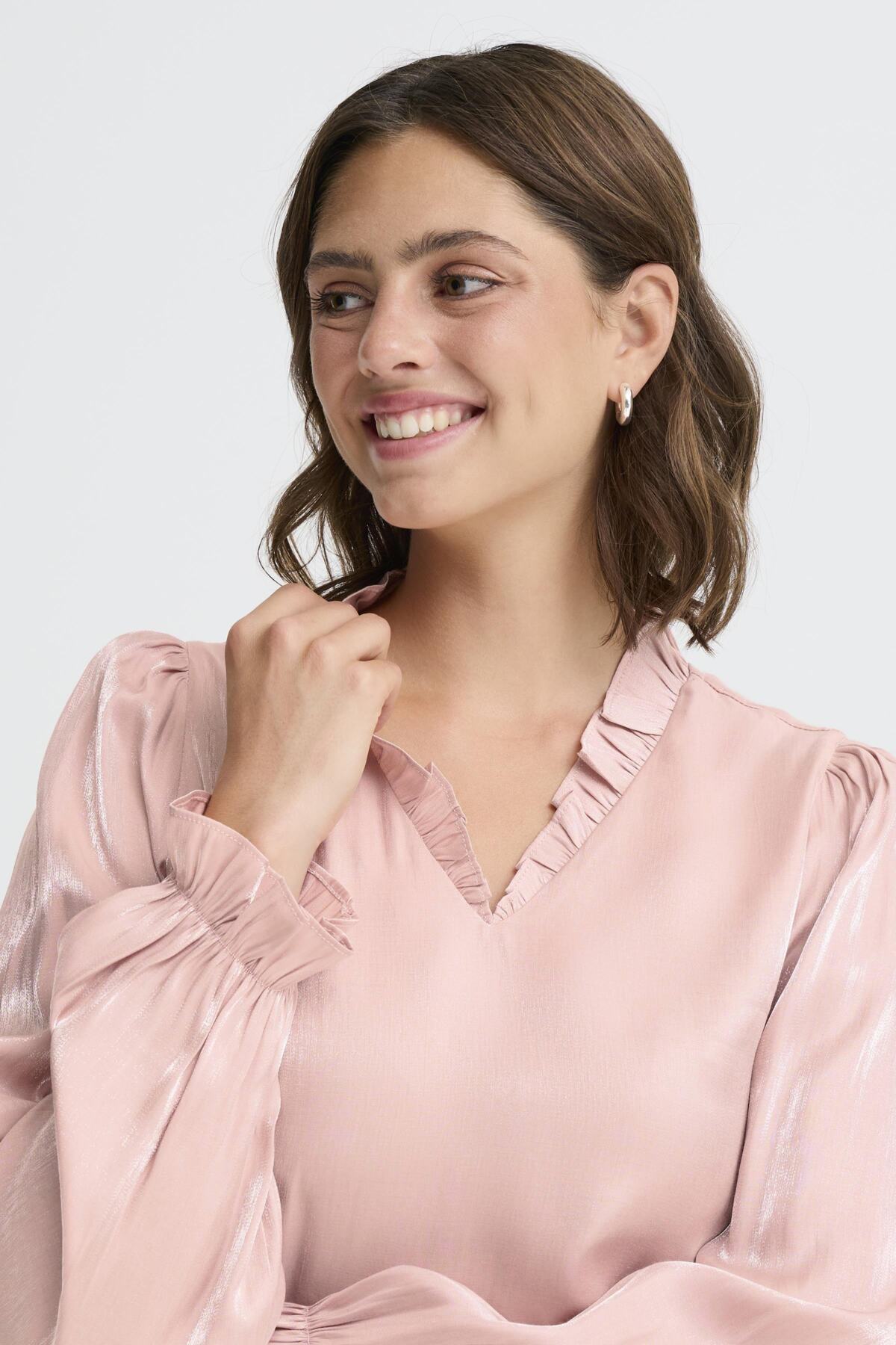Fransa FRYOLANDA BLOUSE 3, Pale Mauve