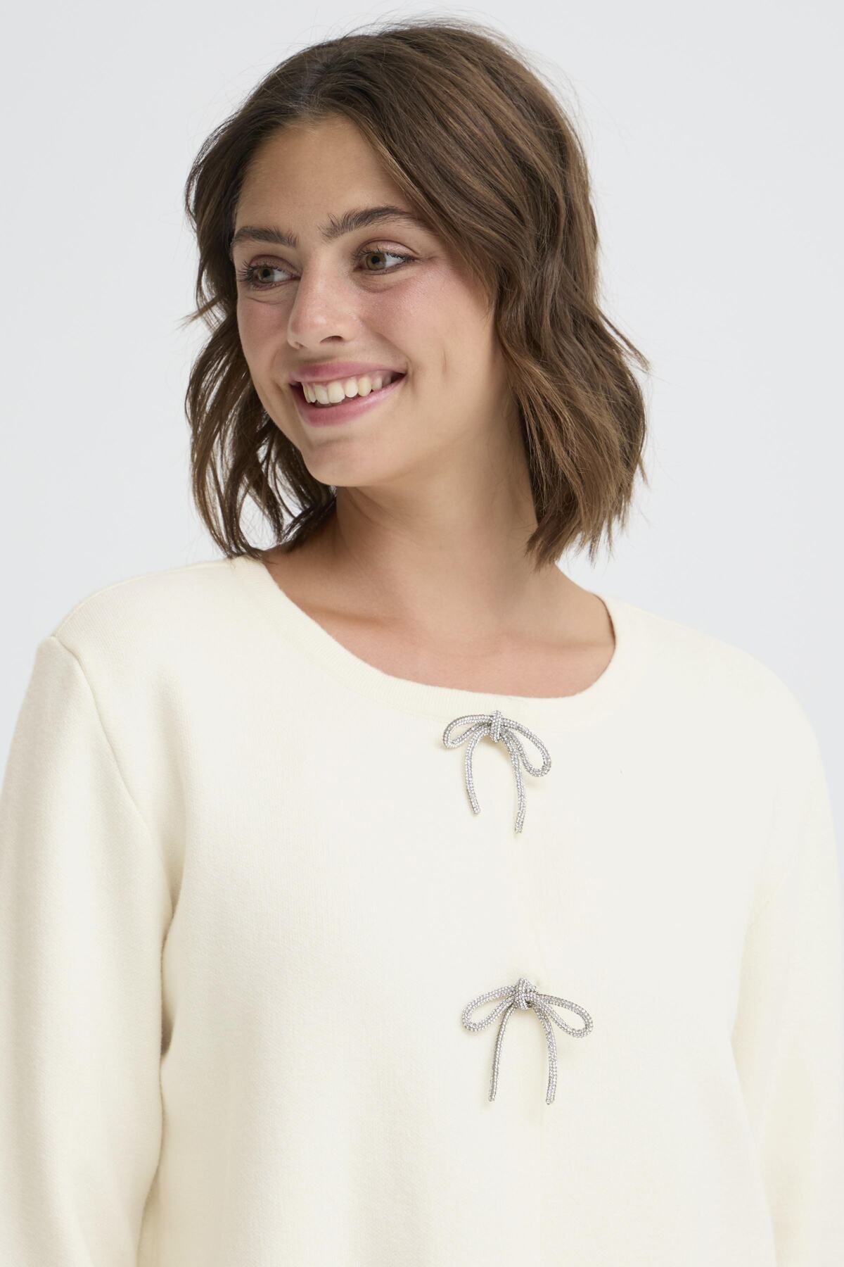 Fransa FRSALLY CARDIGAN 6, Whisper White