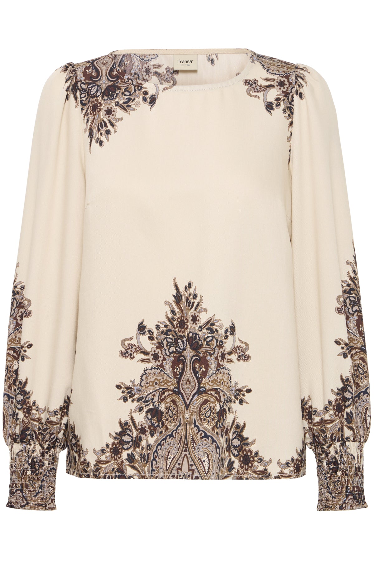 Fransa FRADARA BLOUSE 3, PUMICESTON PAISLEY