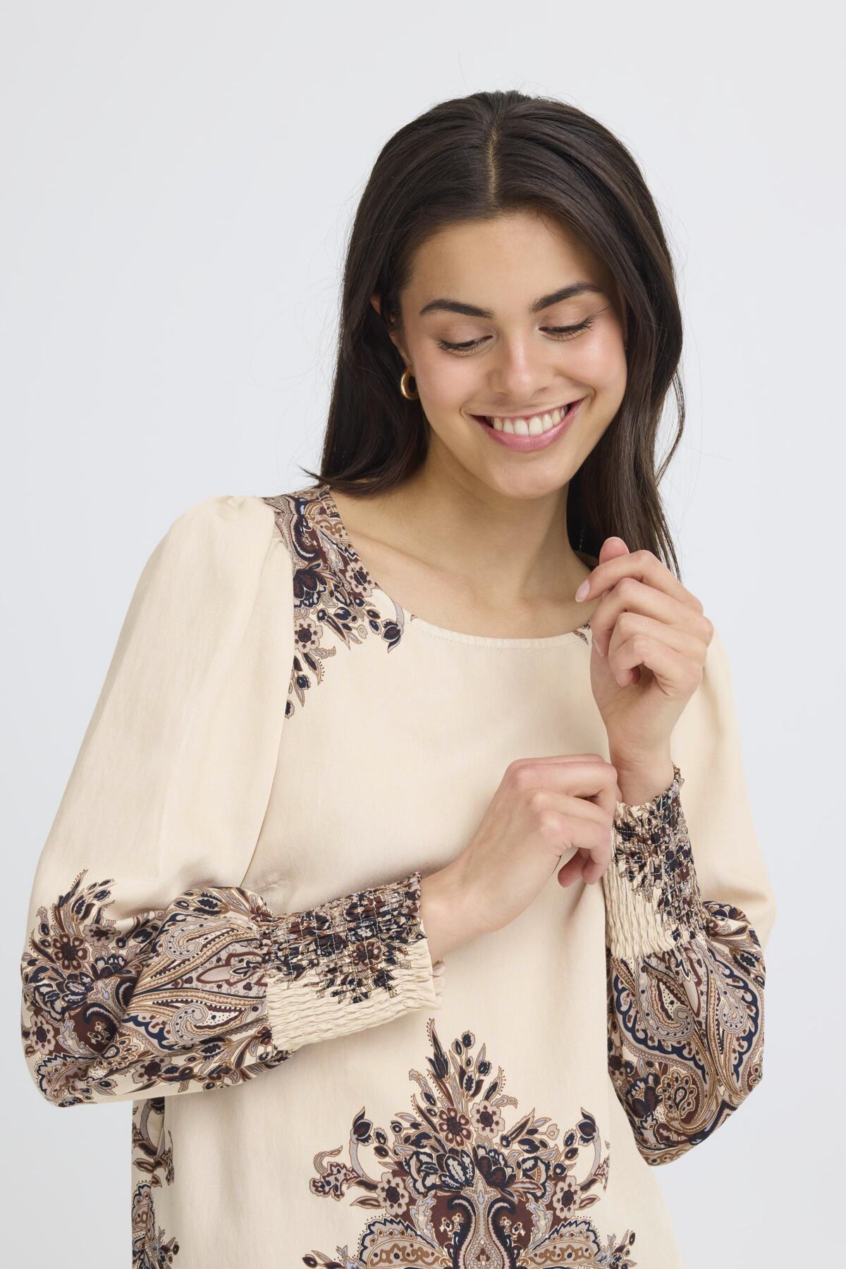 Fransa FRADARA BLOUSE 3, PUMICESTON PAISLEY