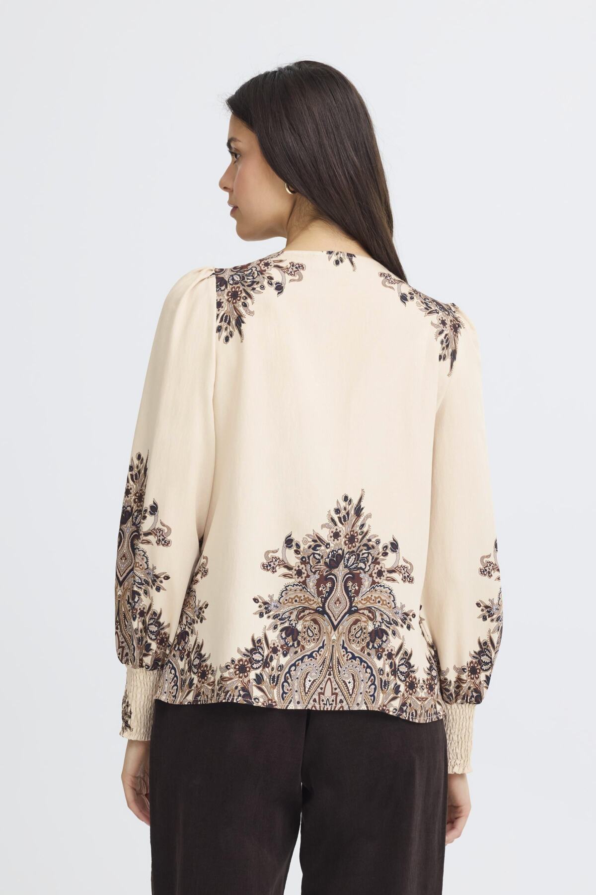Fransa FRADARA BLOUSE 3, PUMICESTON PAISLEY