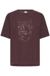 Fransa FRLILIANA TEE 1, FUDGE TIGER