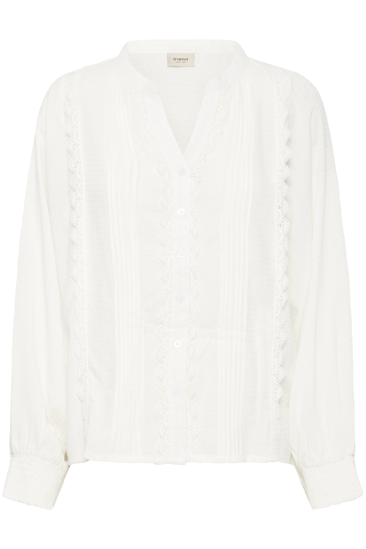 Fransa FRHIDA SHIRT 1, Blanc de Blanc