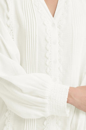 Fransa FRHIDA SHIRT 1, Blanc de Blanc