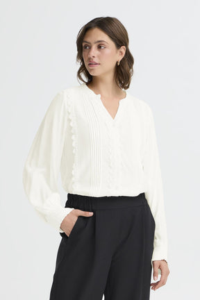 Fransa FRHIDA SHIRT 1, Blanc de Blanc