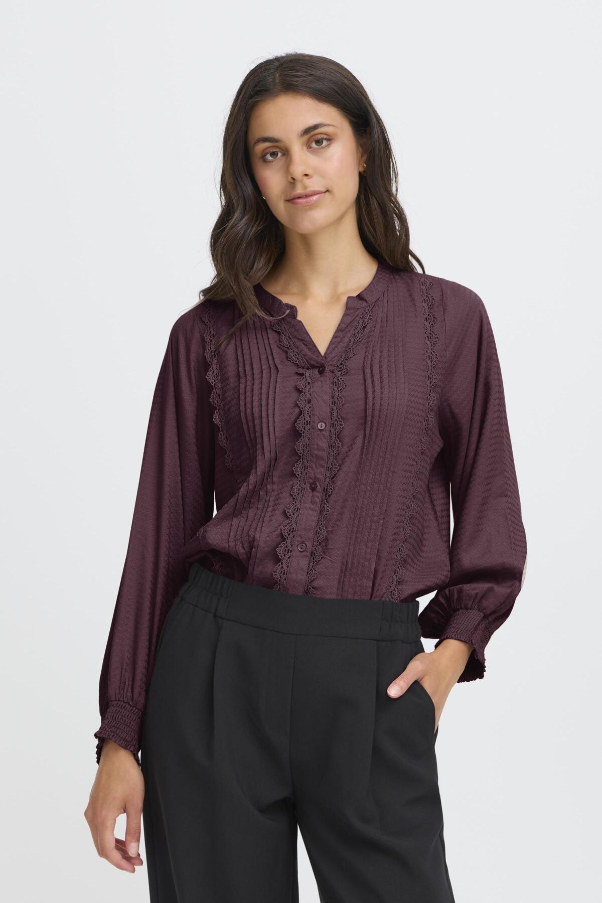 Fransa FRHIDA SHIRT 1, Fudge