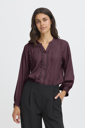 Fransa FRHIDA SHIRT 1, Fudge