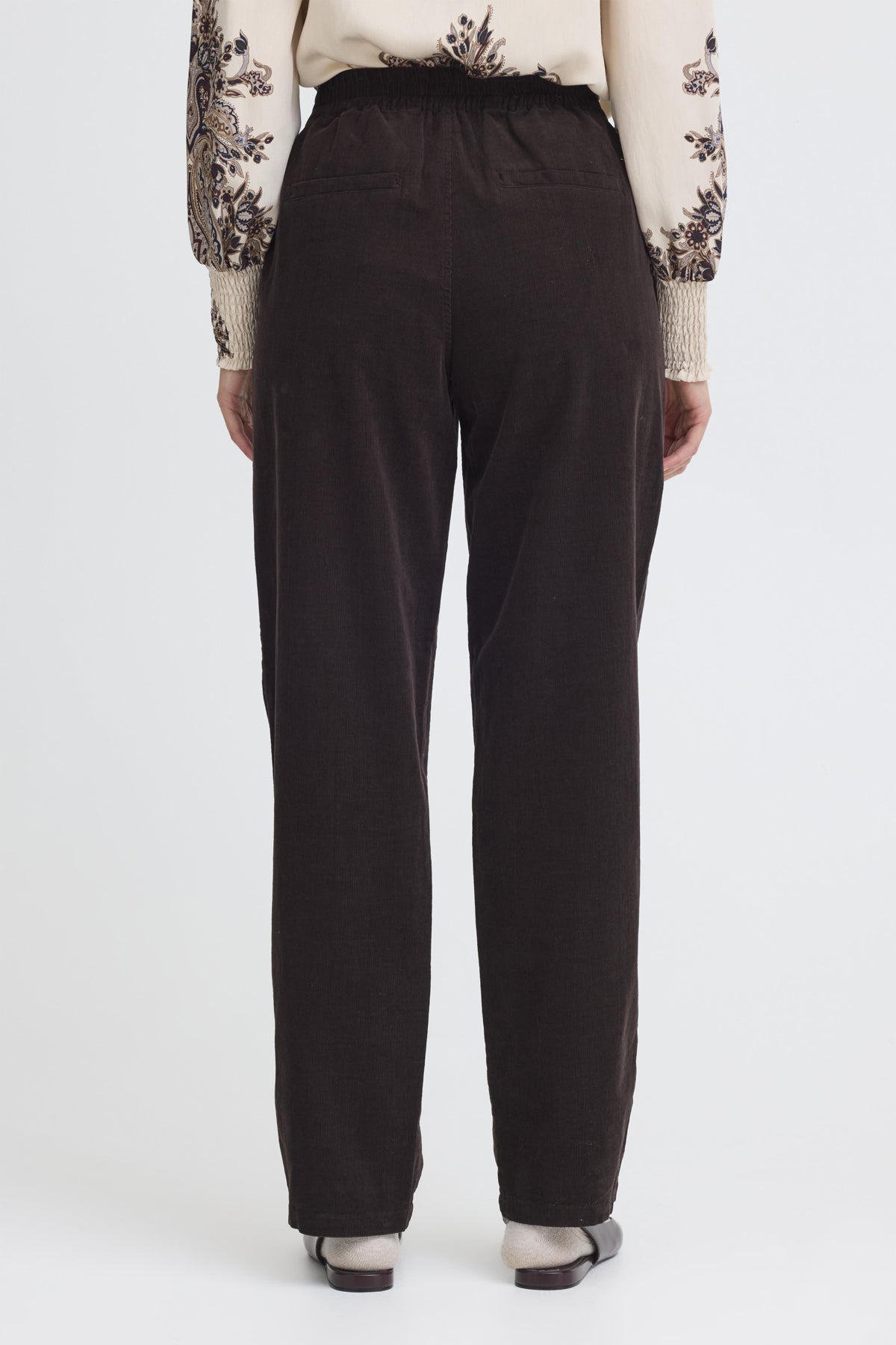 Fransa FRCORY PANTS 2, CHOCOLATE TORTE