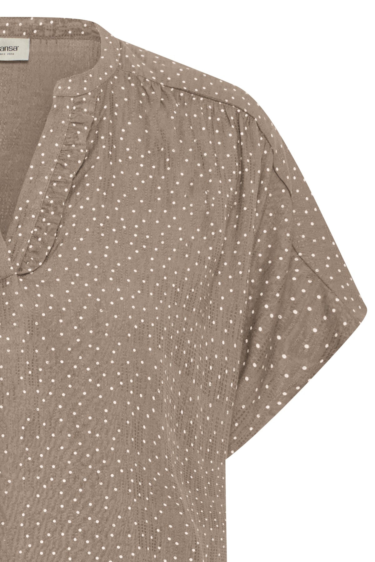 Fransa FRLAYA BLOUSE 1, Dot dots mountain t. white dot