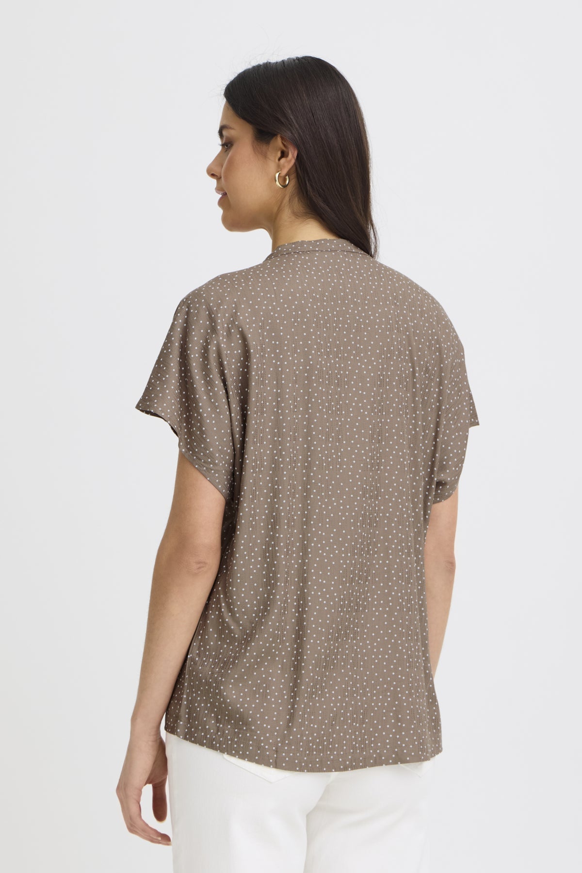 Fransa FRLAYA BLOUSE 1, Dot dots mountain t. white dot