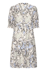 Fransa FRARIANA DRESS 18, Femi Bouquet Gray Morning