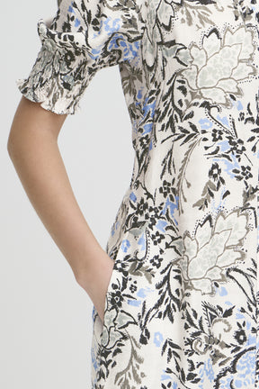 Fransa FRARIANA DRESS 18, Femi Bouquet Gray Morning