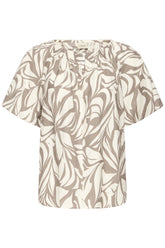 Fransa FRARIANA BLOUSE 16,  Floral Reverie M. Trail / Brown