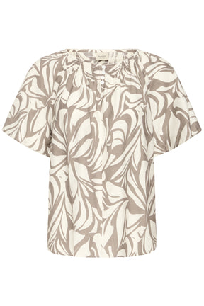 Fransa FRARIANA BLOUSE 16,  Floral Reverie M. Trail / Brown
