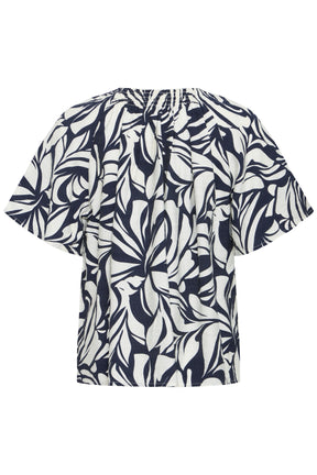 Fransa FRARIANA BLOUSE 16,  Floral Reverie Navy / Blue