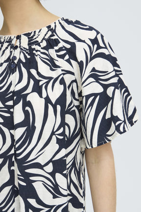 Fransa FRARIANA BLOUSE 16,  Floral Reverie Navy / Blue