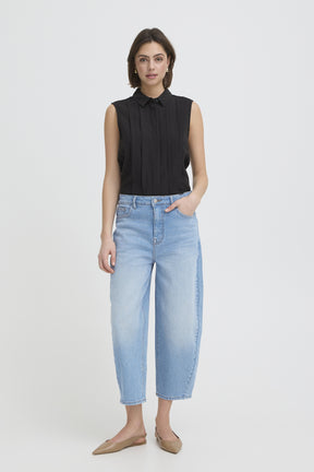Fransa FRLORELEI JEANS 3, Mid Blue denim