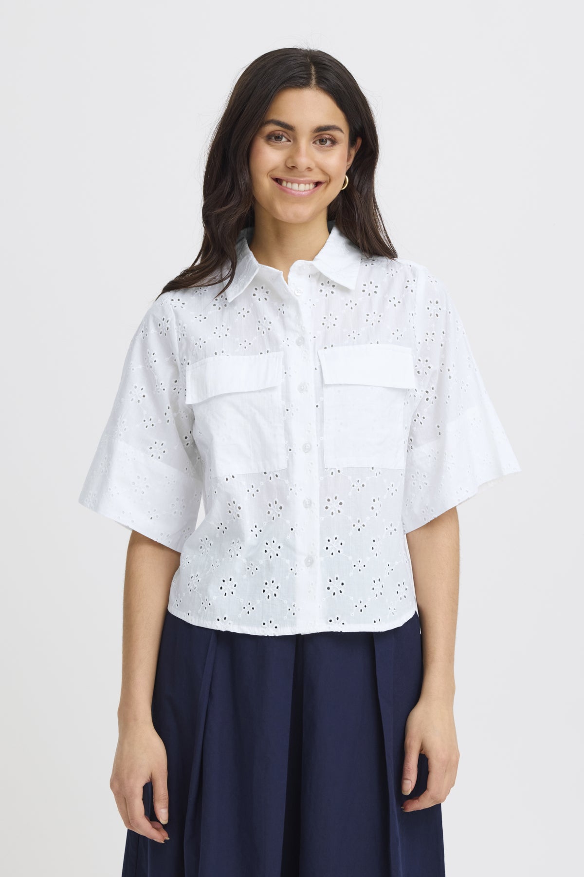 Fransa FRBLAIR SHIRT 1, Whisper White