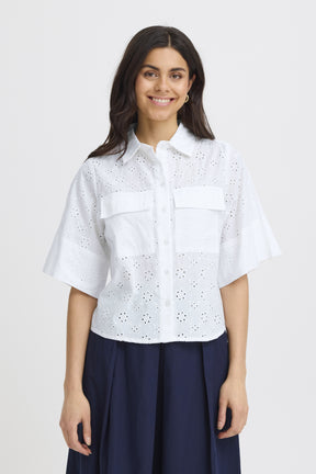 Fransa FRBLAIR SHIRT 1, Whisper White