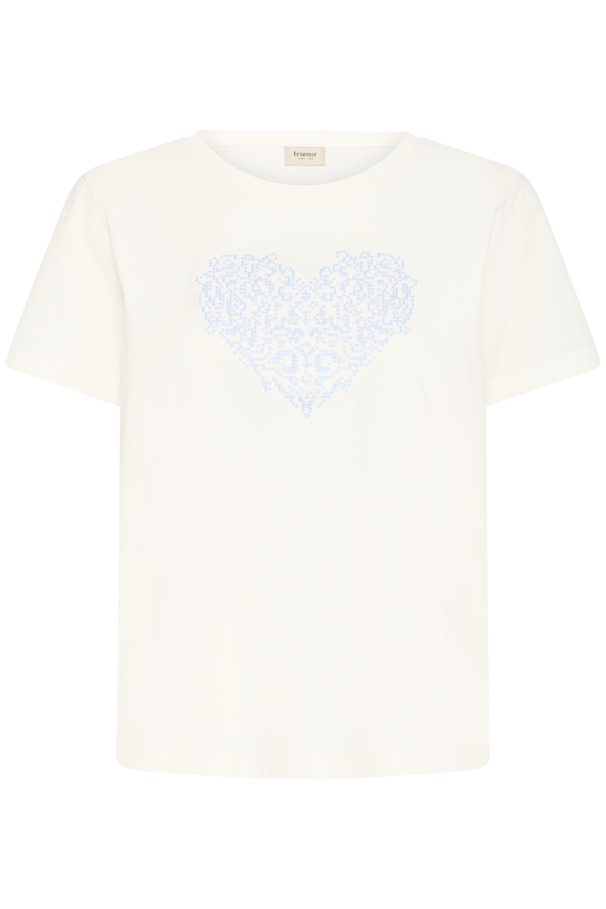 Fransa FRRIASA TEE 1,  Hydrangea Emb / White