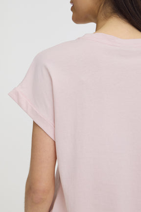 Fransa FRGALI TEE 1, Lotus Flowerline / Pink