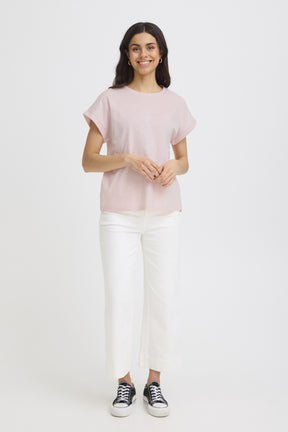 Fransa FRGALI TEE 1, Lotus Flowerline / Pink