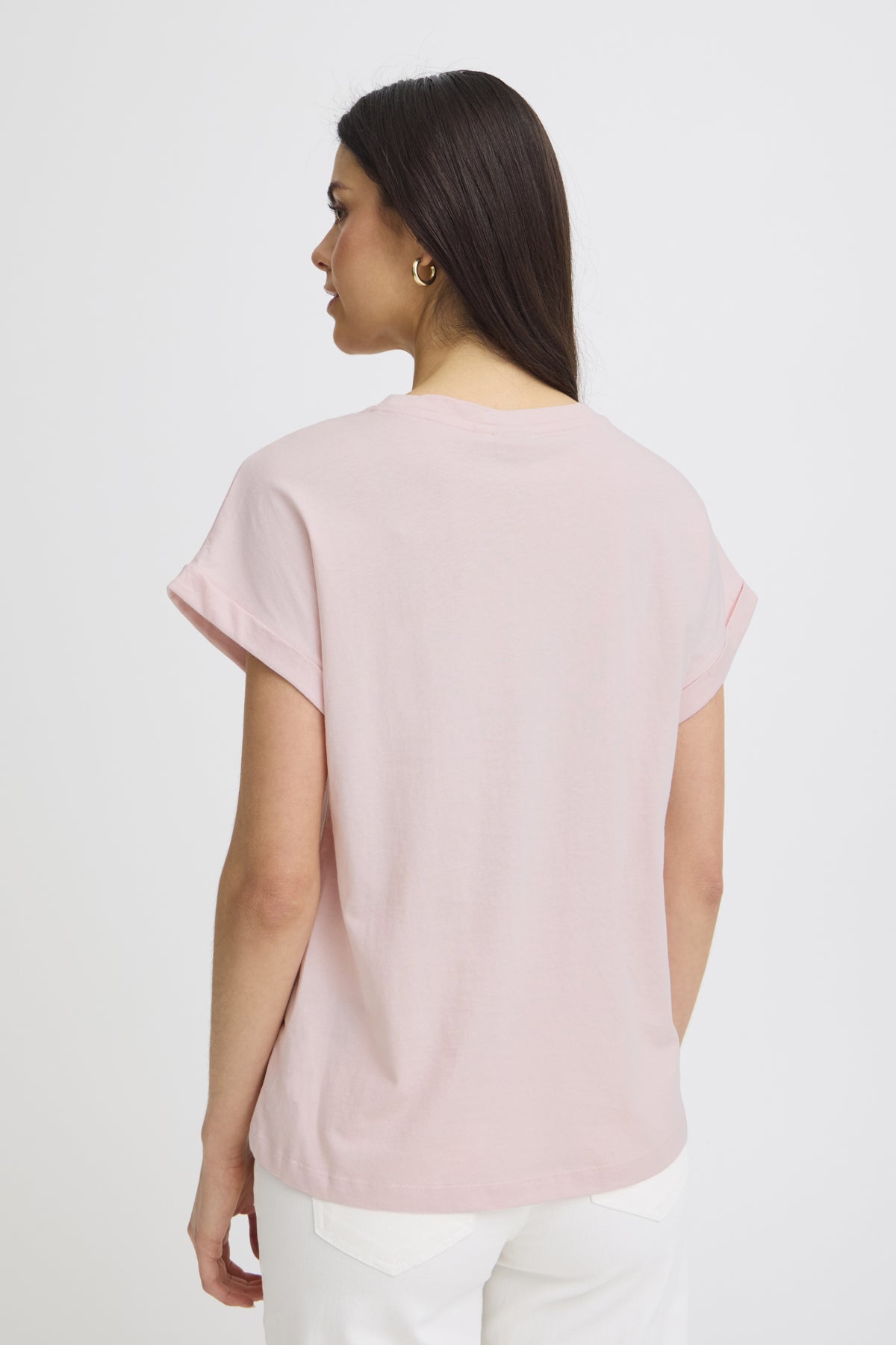 Fransa FRGALI TEE 1, Lotus Flowerline / Pink