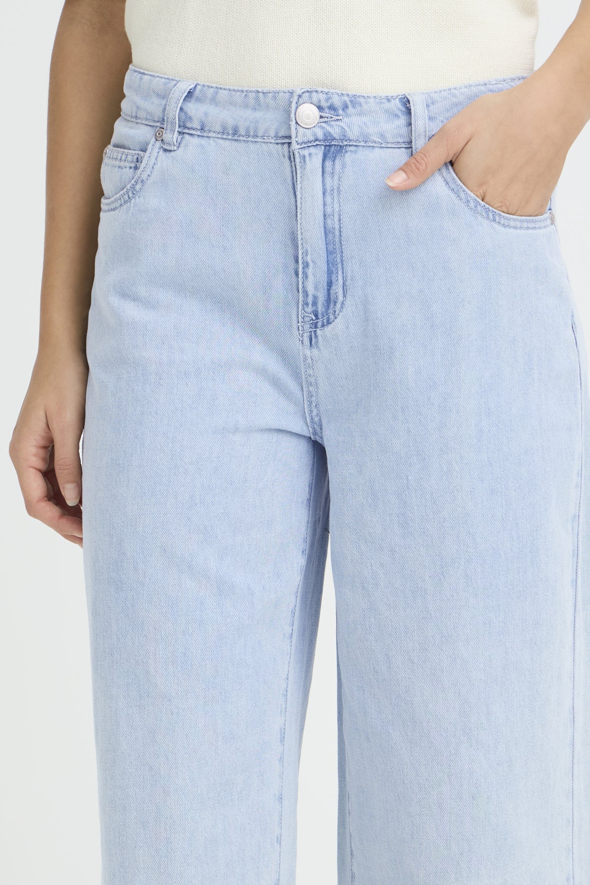 Fransa  FRLISE JEANS 1, Light blue denim