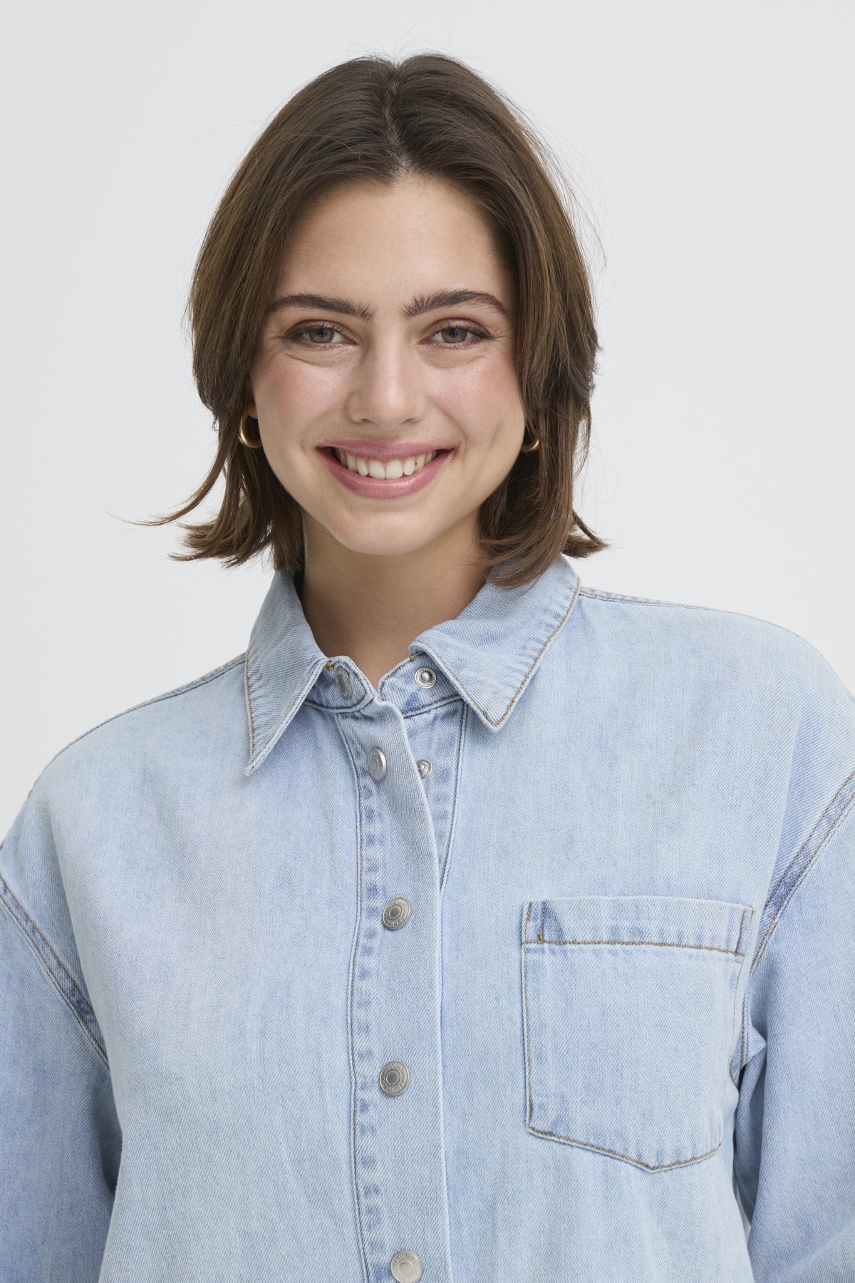 Fransa FRLISE DRESS 1, Light blue denim