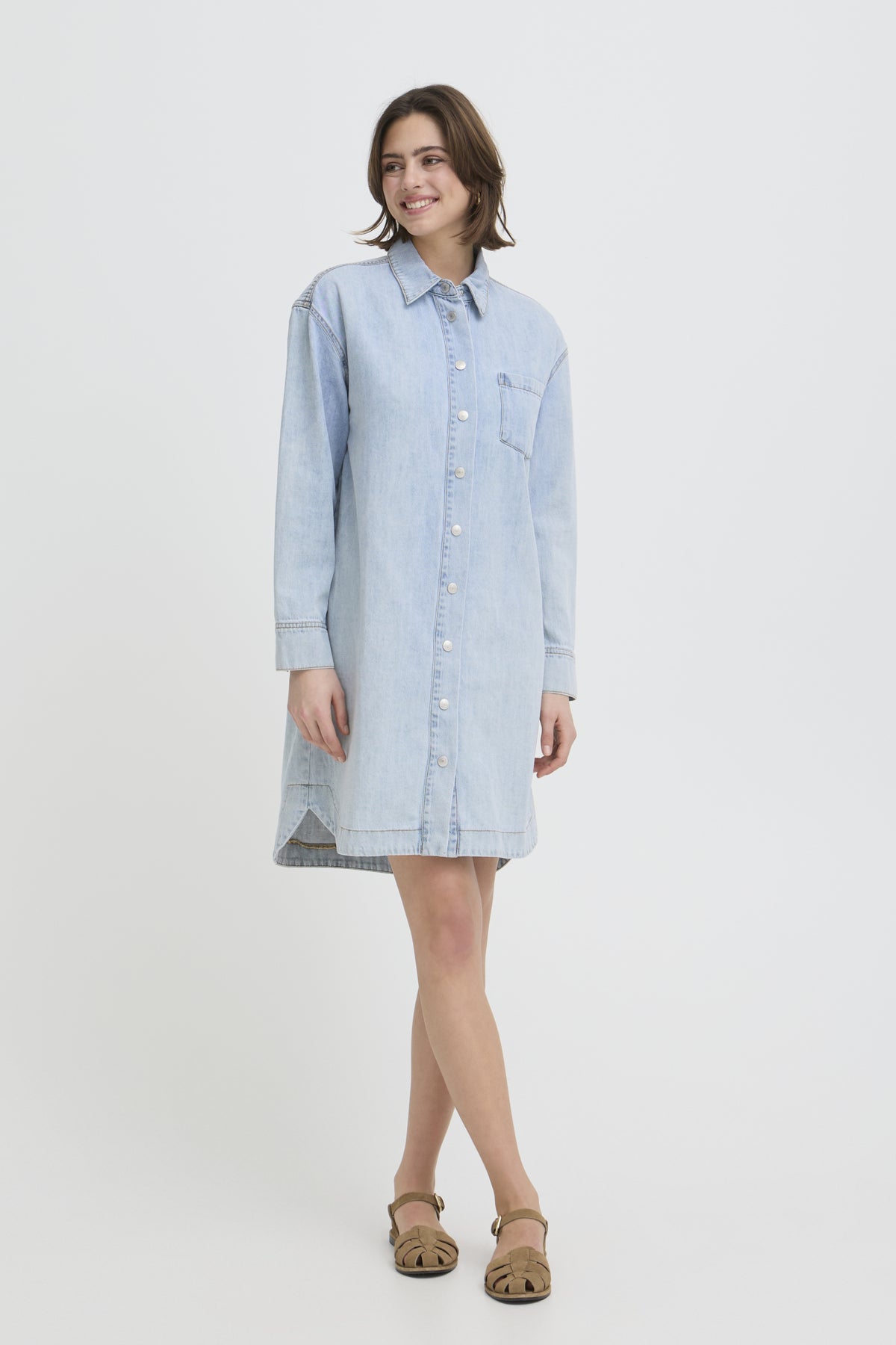 Fransa FRLISE DRESS 1, Light blue denim