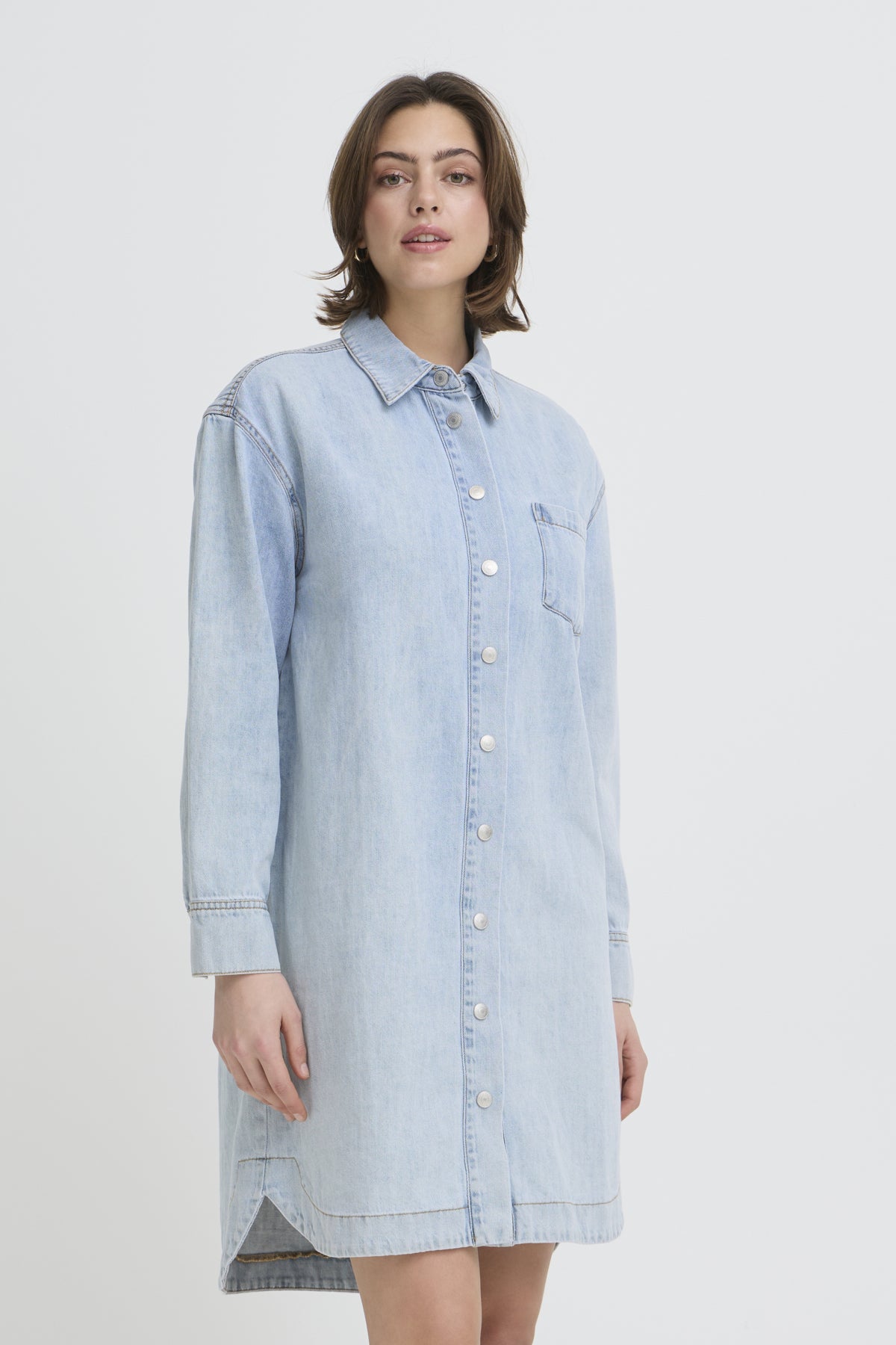 Fransa FRLISE DRESS 1, Light blue denim