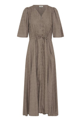 Fransa FRLAYA DRESS 1,  Dot Dots Mountain T. White Dot