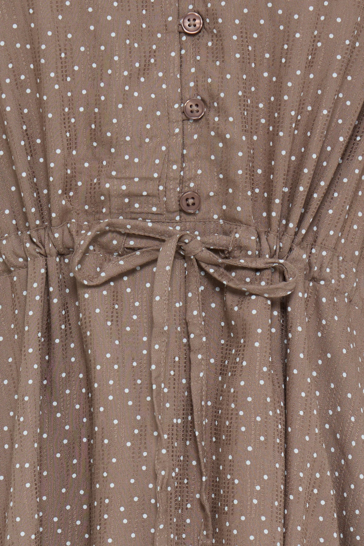 Fransa FRLAYA DRESS 1,  Dot Dots Mountain T. White Dot