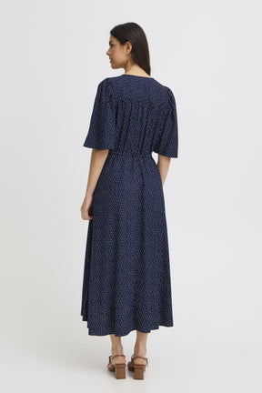 Fransa FRLAYA DRESS 1,  Dot Dots Navy Blazer