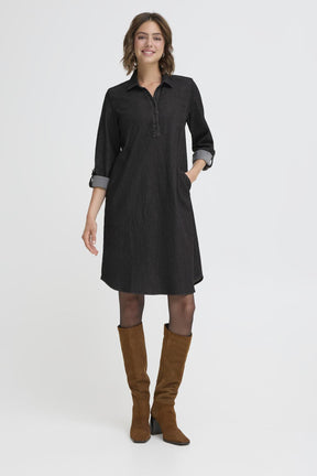 Fransa FRCHI DRESS 1, Black Denim
