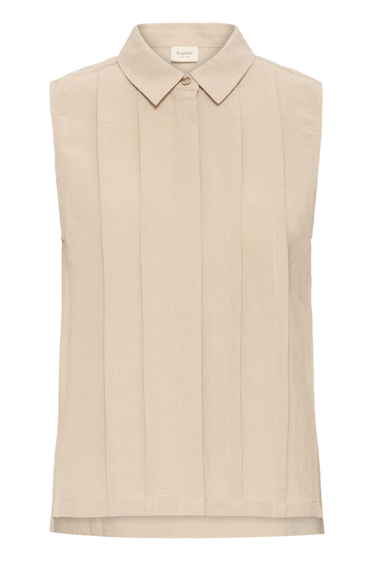 Fransa FRADAH BLOUSE 1, SAVANNAH TAN