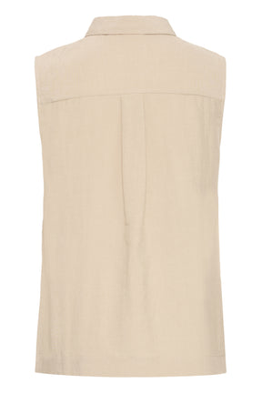 Fransa FRADAH BLOUSE 1, SAVANNAH TAN