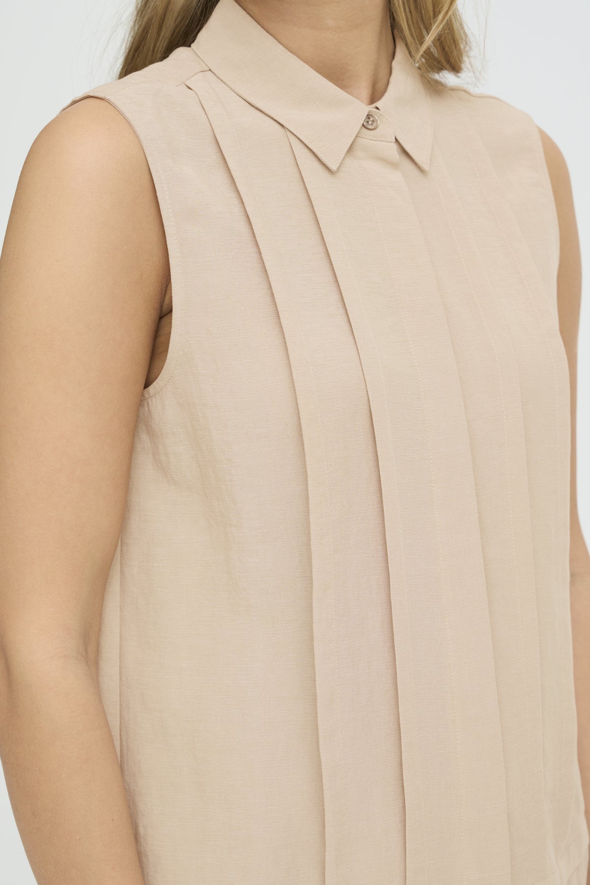Fransa FRADAH BLOUSE 1, SAVANNAH TAN