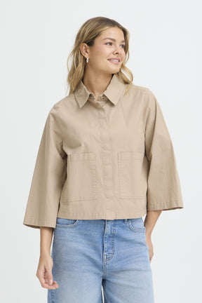 Fransa FRABILENE SHIRT 1, SAVANNAH TAN